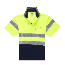 Bright Color Quality Dry Fit Safety Polo Shirt